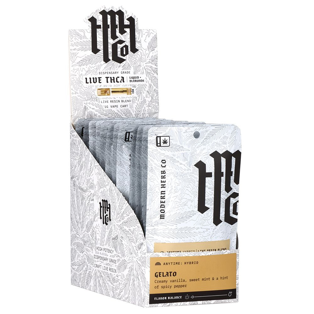 Modern Herb Co Liquid Diamonds THCA Cartridge - 1g 12ct